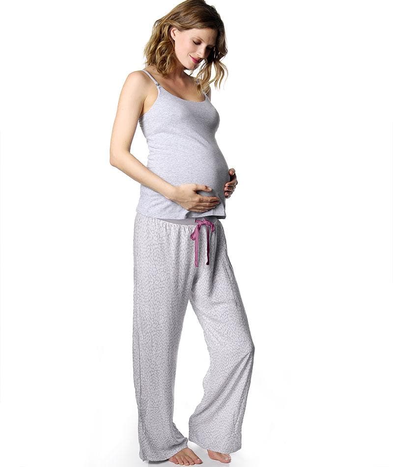 Hotmilk Leopard PJ Pant -Leopard Print Maternity 