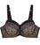 Fayreform Delicate Lace Underwire Bra - Black/Cream Tan Bras 