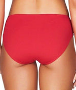 Sea Level Plains Mid Bikini Brief - Red Swim 