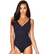 Sea Level Essentials Cross Front B-DD Cup One Piece Swimsuit - Night Sky Navy Swim 8 