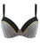 Curvy Kate Hypnotic Plunge Bikini Top - Monochrome/Olive Swim 