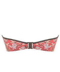 Curvy Kate Maya Bandeau Bikini Top - Red Print Swim 