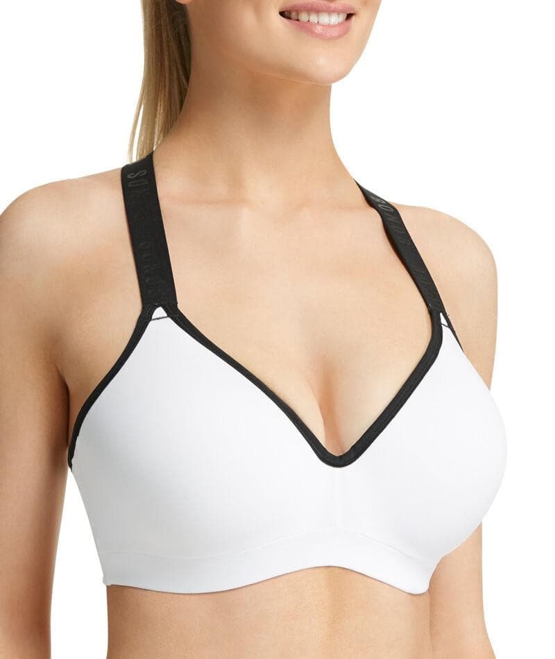 Bonds Sporty Tops Full Busted Bra - White Frost Bras 