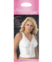 Exquisite Form Fully Front Close Longline Posture - White Bras 