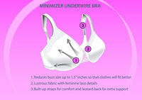 EXQUISITE FORM FULLY - 5175070 - Minimiser Underwire Bra 