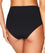 Sea Level Essentials Gathered Side High Waist Brief - Black Swim 