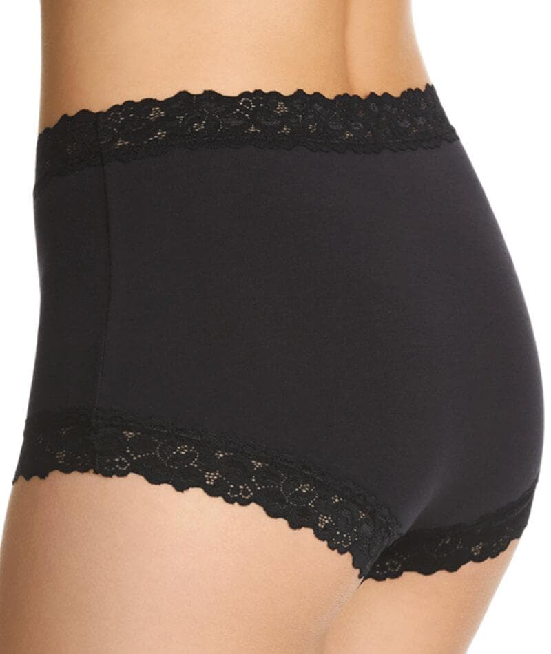 Jockey Parisienne Cotton Full Brief - Black Knickers 