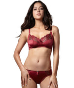 Hotmilk EveryWoman Devoted Wirefree Bra - Deep Red Bras 