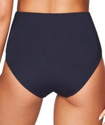 Sea Level Plains Gathered Side High Waist Brief - Night Sky Navy Swim 