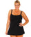 Capriosca Chlorine Resistant Swim Dress - Black Swim 