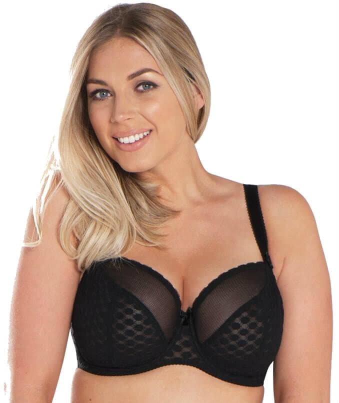 Curvy Kate Dottie Balcony Bra - Black Bras 8DD 