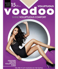 Voodoo Shine Voluptuous Comfort Sheers - Jabou Hosiery 1 