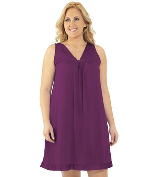 Exquisite Form Short Gown Plus - Amaranth Sleep / Lounge 