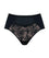 Florale Wild Rose Maxi Brief - Black Knickers 