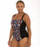 Capriosca Zig Zag Panelled One Piece Swim 