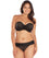 Curvy Kate Onyx Bandeau Bikini - Black Stripe Swim 