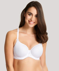 Panache Cari Moulded Spacer Underwired T-Shirt Bra - White 