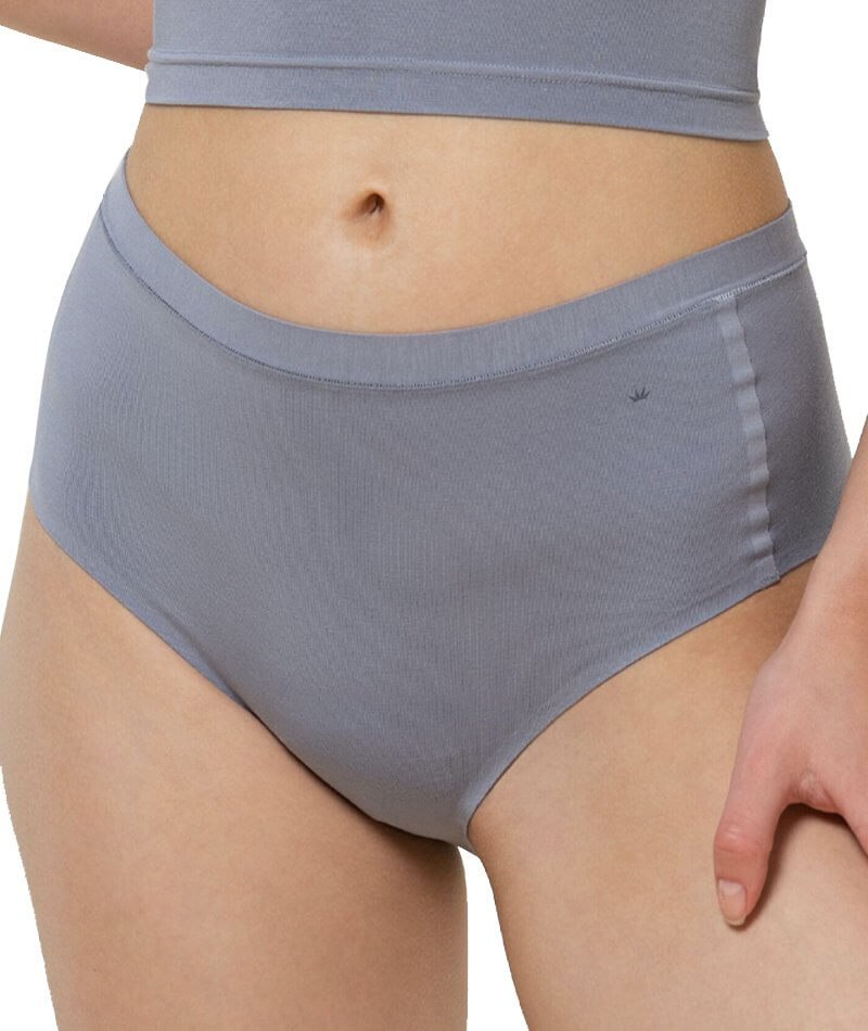 Triumph Smart Natural Maxi Brief - Morandi Grey Knickers 