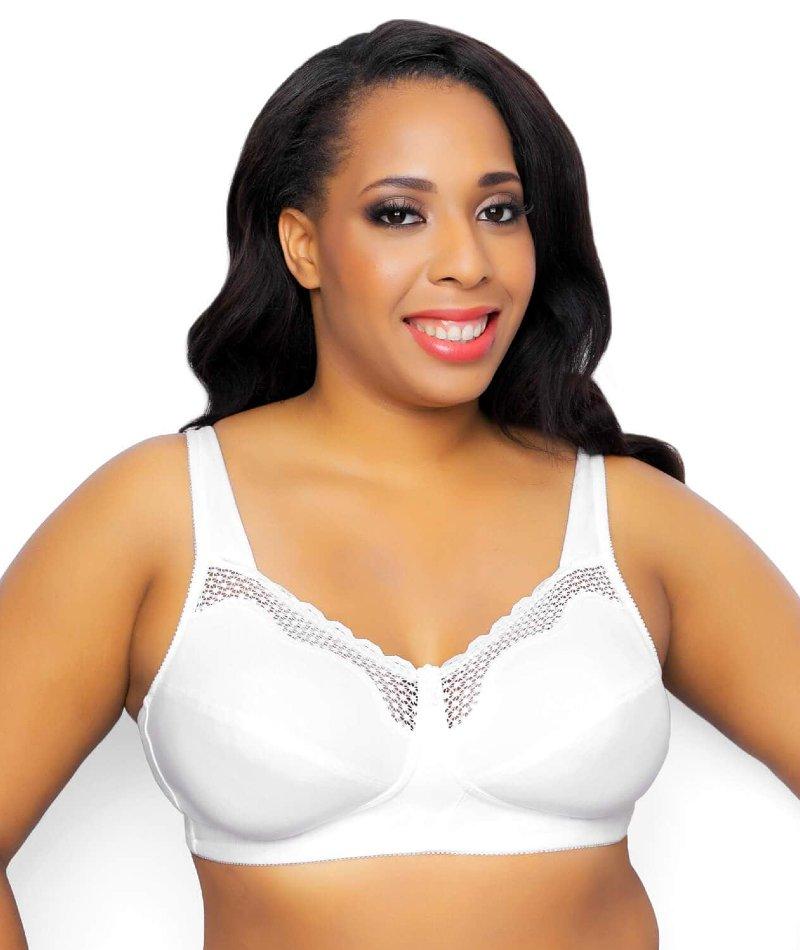 UK SIZE Women Cotton Bra Non Wired Non Padded Soft Cup Stretch Everyday  Bralette