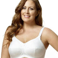 Elila Cotton Cup Wire-Free Nursing Bra - White