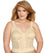 Exquisite Form Fully Front Close Longline Posture Bra - Beige 