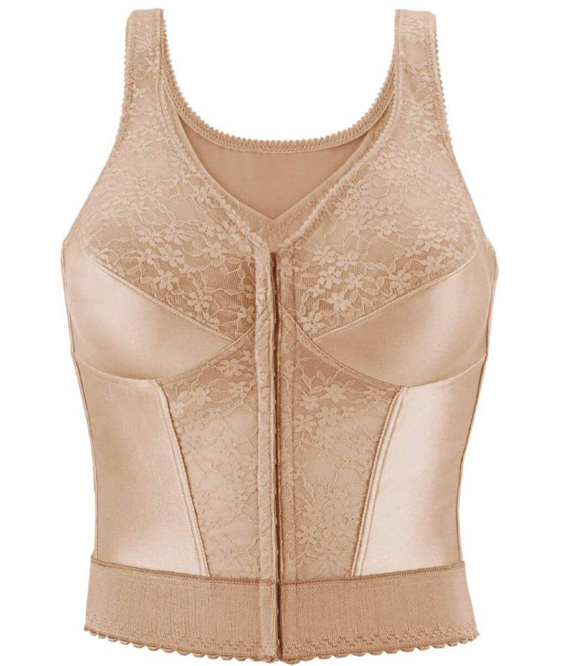 Exquisite Form Fully Back Close Longline Wire-Free Bra - Beige – Big Girls  Don't Cry (Anymore)