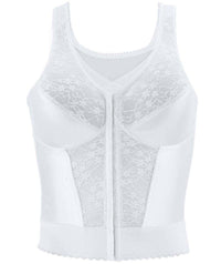 Exquisite Form Fully Front Close Longline Posture - White Bras 