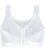 Exquisite Form Fully Front Close Posture Bra With Lace - White Bras 