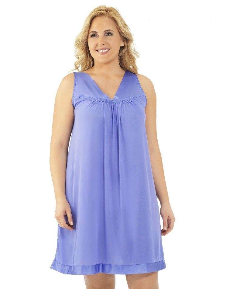 Exquisite Form Short Gown Plus - Victory Violet Sleep / Lounge 