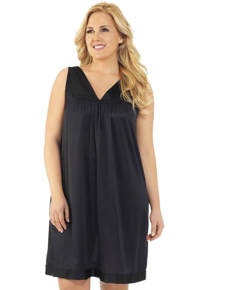 Exquisite Form Short Gown - Midnight Black Sleep / Lounge 