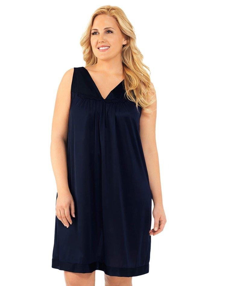 Exquisite Form Short Gown - Navy Sleep / Lounge 