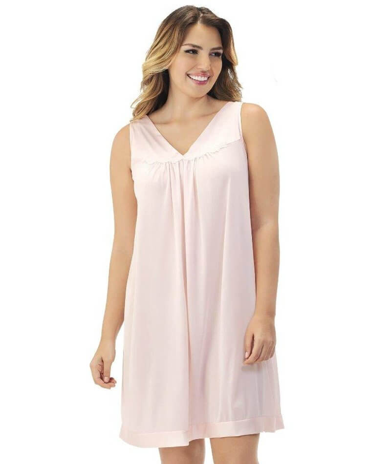 Exquisite Form Short Gown - Pink Champagne Sleep / Lounge 