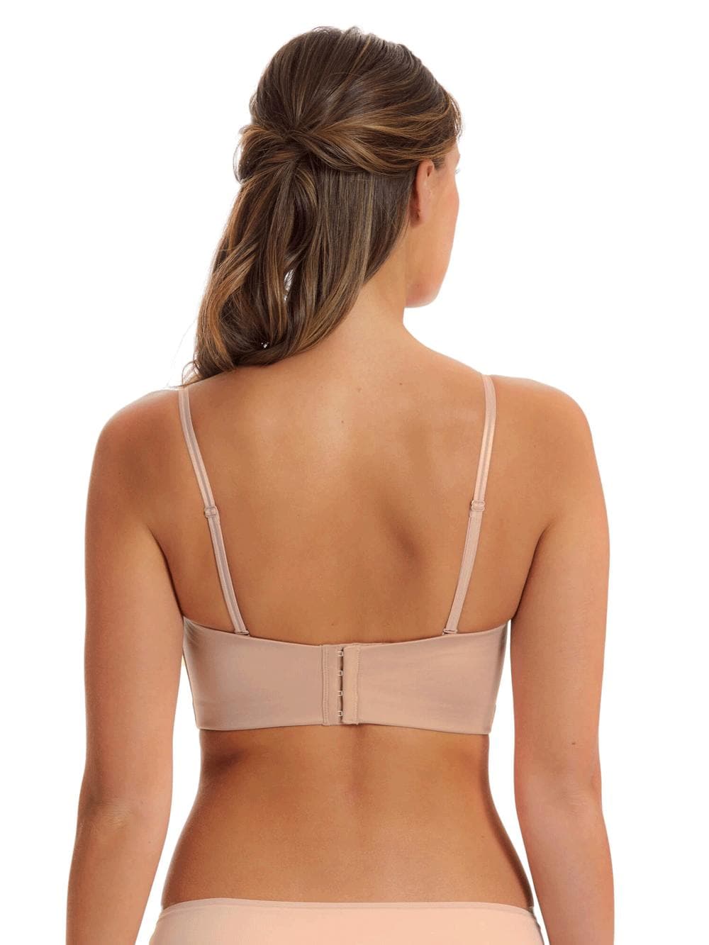 Finelines Flawless Fit Strapless Longline Bra - Maple Bras 