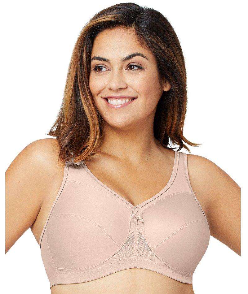 Glamorise Magiclift Active Support Wire Free Bra Cafe Curvy 7986