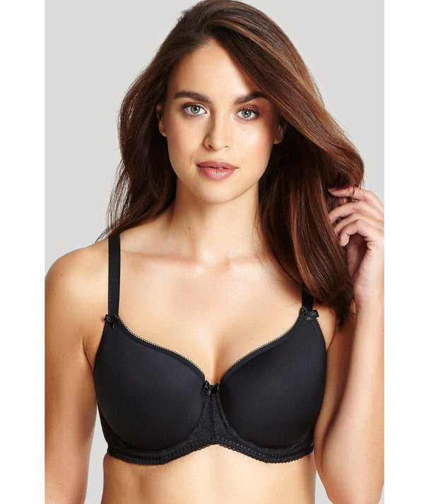 Me. By Bendon Geometric Lace Full Coverage Contour Bra In Black/Toasted  Almond
