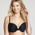 Panache Koko Moulded Plunge Underwired Bra - Black