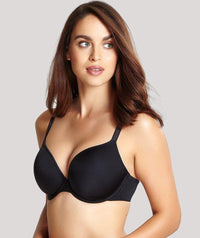 Panache Porcelain Elan Plunge Moulded Underwired T-Shirt Bra - Black