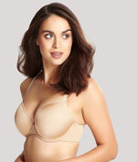 Panache Porcelain Elan Plunge Moulded Underwired T-Shirt Bra - Nude Bras 6DD Nude 