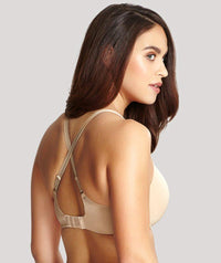 Panache Porcelain Elan Plunge Moulded Underwired T-Shirt Bra - Nude Bras 