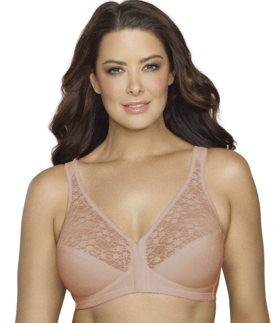 front closure wirefree bra breathable u