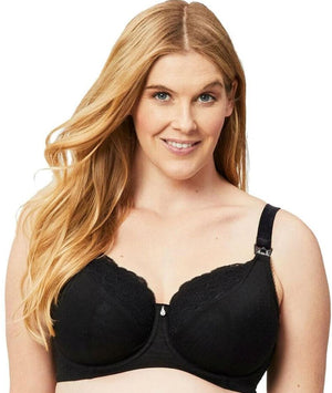 Cake Maternity TimTams Flexi Wire Lace Nursing Bra - Black - Curvy