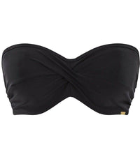 Panache Swimwear Anya Riva Twist Bandeau Underwired Bikini - Black 