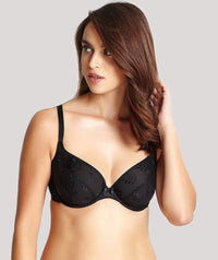 Panache Tango Underwired Plunge Bra - Black 