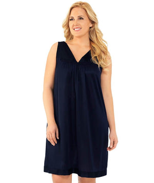 Exquisite Form Short Gown Plus - Navy Sleep / Lounge 