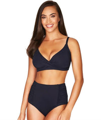 Sea Level Essentials Twist Front DD-E Cup Bikini Top - Night Sky Navy Swim 