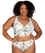 Artesands April Spritz Cezanne D-E Cup Midriff Underwire Bikini Top - White Swim 