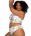 Artesands April Spritz Cezanne D-E Cup Midriff Underwire Bikini Top - White Swim 