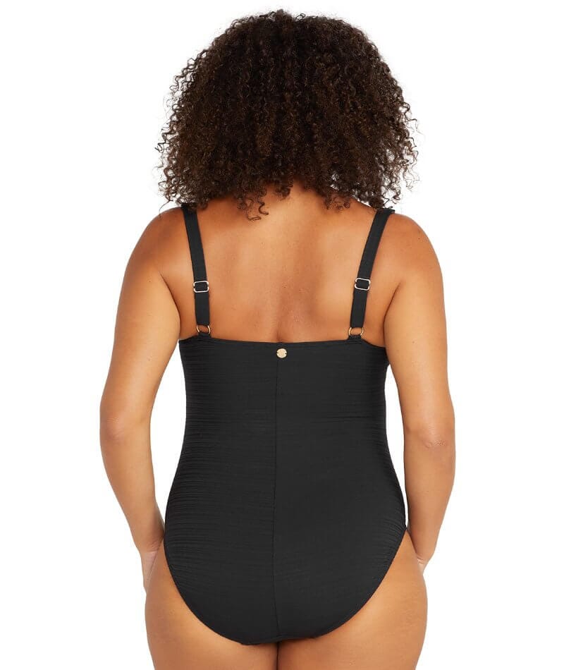 Artesands Aria Botticelli Twist Front C-DD Cup One Piece Swimsuit - Black Swim 