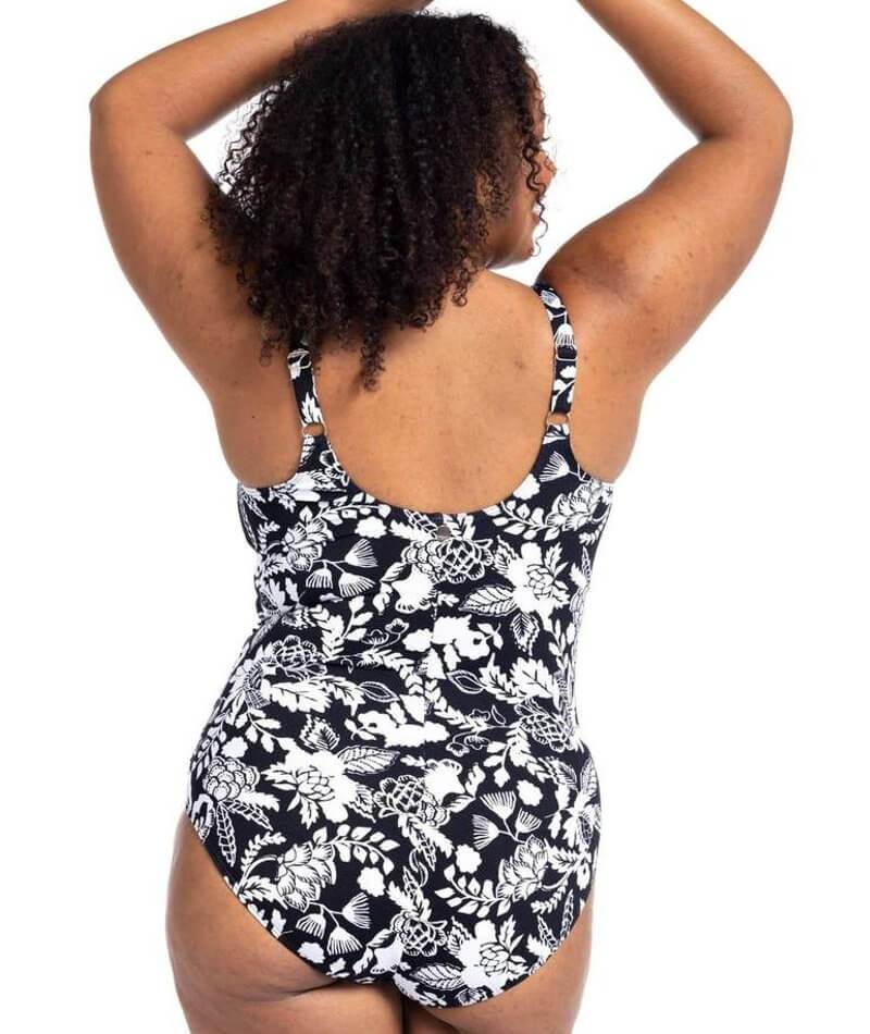 Artesands Cantata Forte Delacroix Cross Front D-G Cup One Piece Swimsuit - Black Swim 