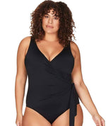 Artesands Hues Hayes D-DD Cup One Piece Swimsuit - Black Swim 